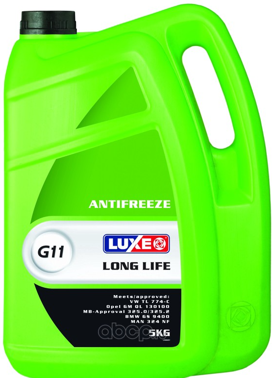 Антифриз LUXE green line зеленый (-40) 5кг