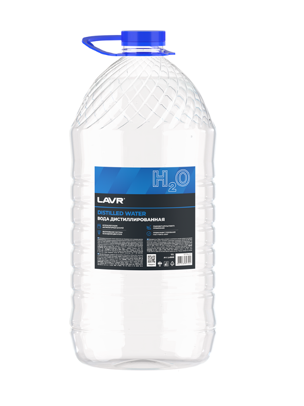 Вода дистиллированная LAVR, 10 л